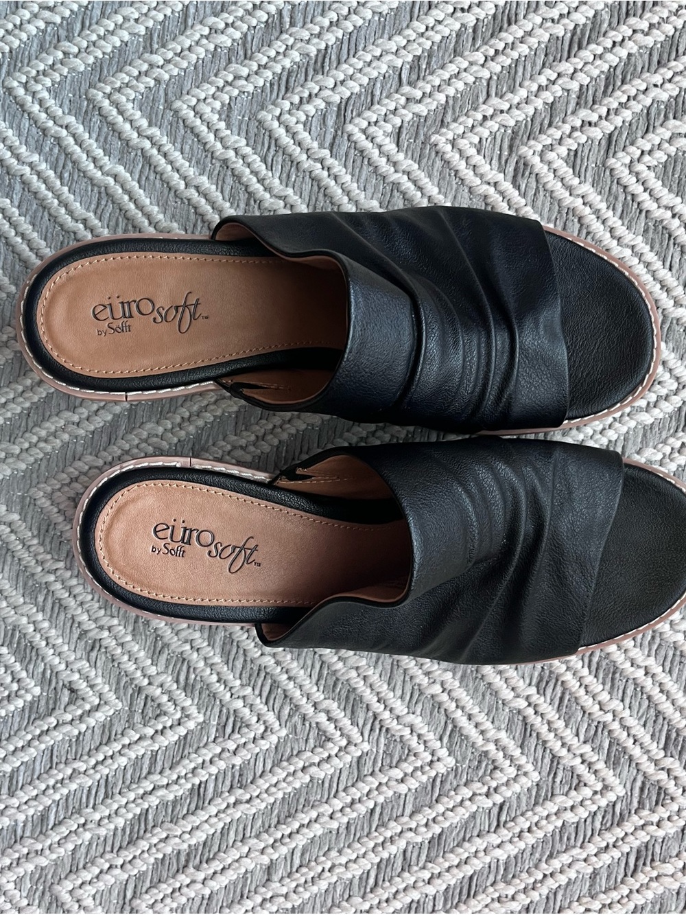 Eurosoft by Sofft Corley Slip in Sandal in Black - Picture 5 of 10